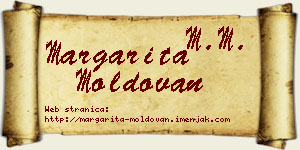 Margarita Moldovan vizit kartica